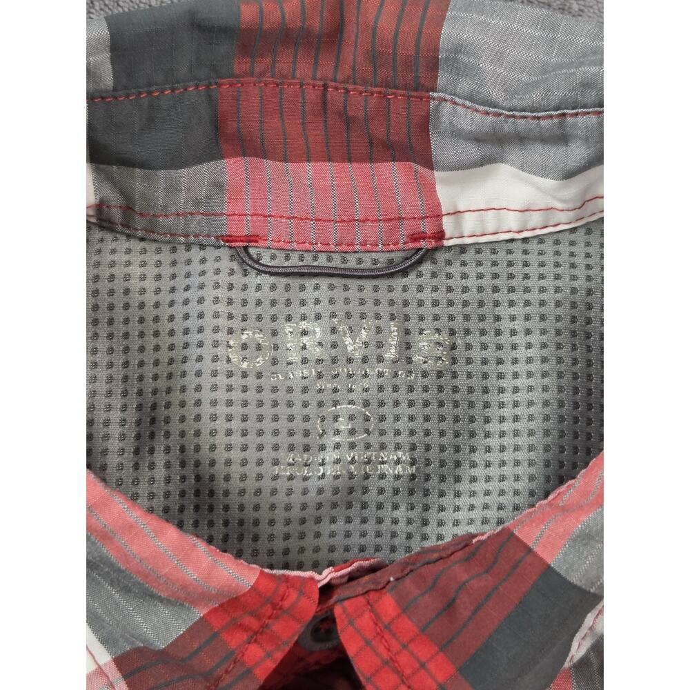 Orvis Shirt Mens Size S Red Button Up Casual Comfort Stylish Outdoors C36-22 - Picture 4 of 8